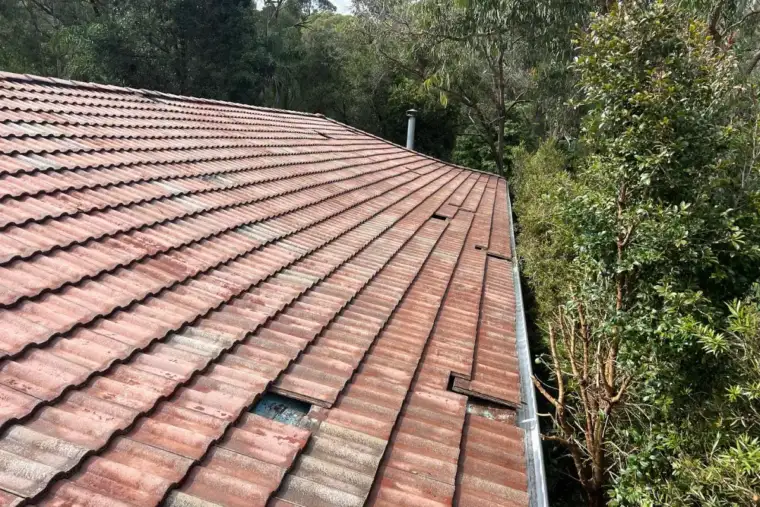 Cranebrook roof before reroofing