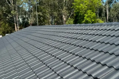 Cement Tile Roof Restoration - Baulkham Hills